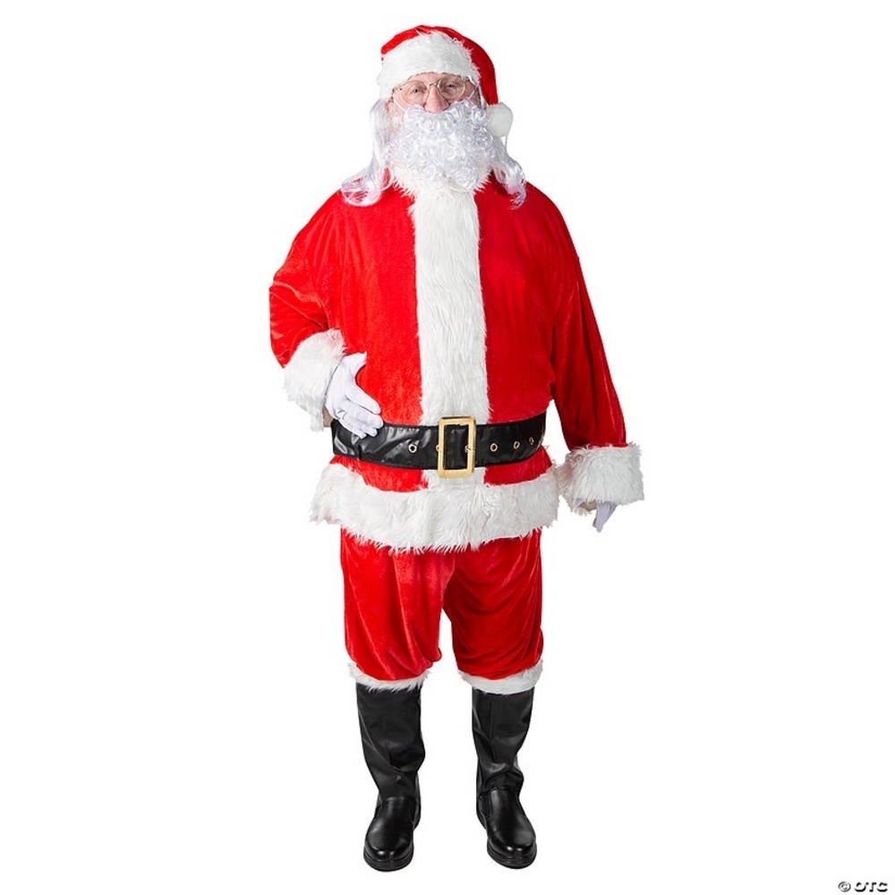 Men’s 7 Piece Santa Suit Adult Size M/L